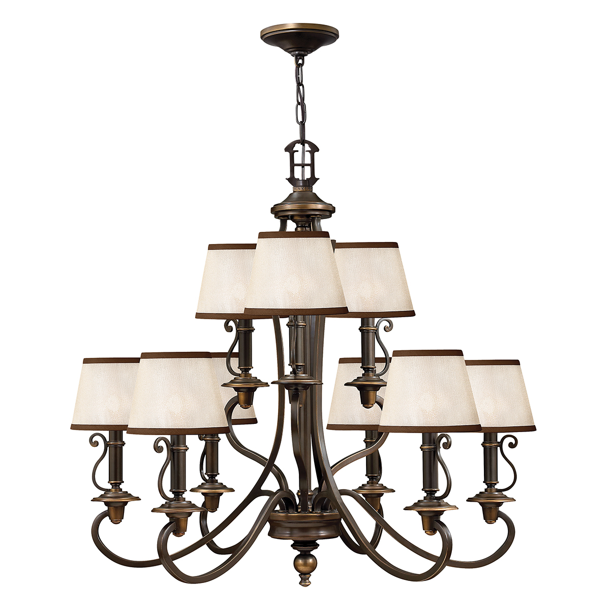 PLYMOUTH old bronze HK-PLYMOUTH9 Hinkley Lighting